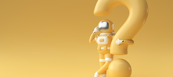 robot holding question mark